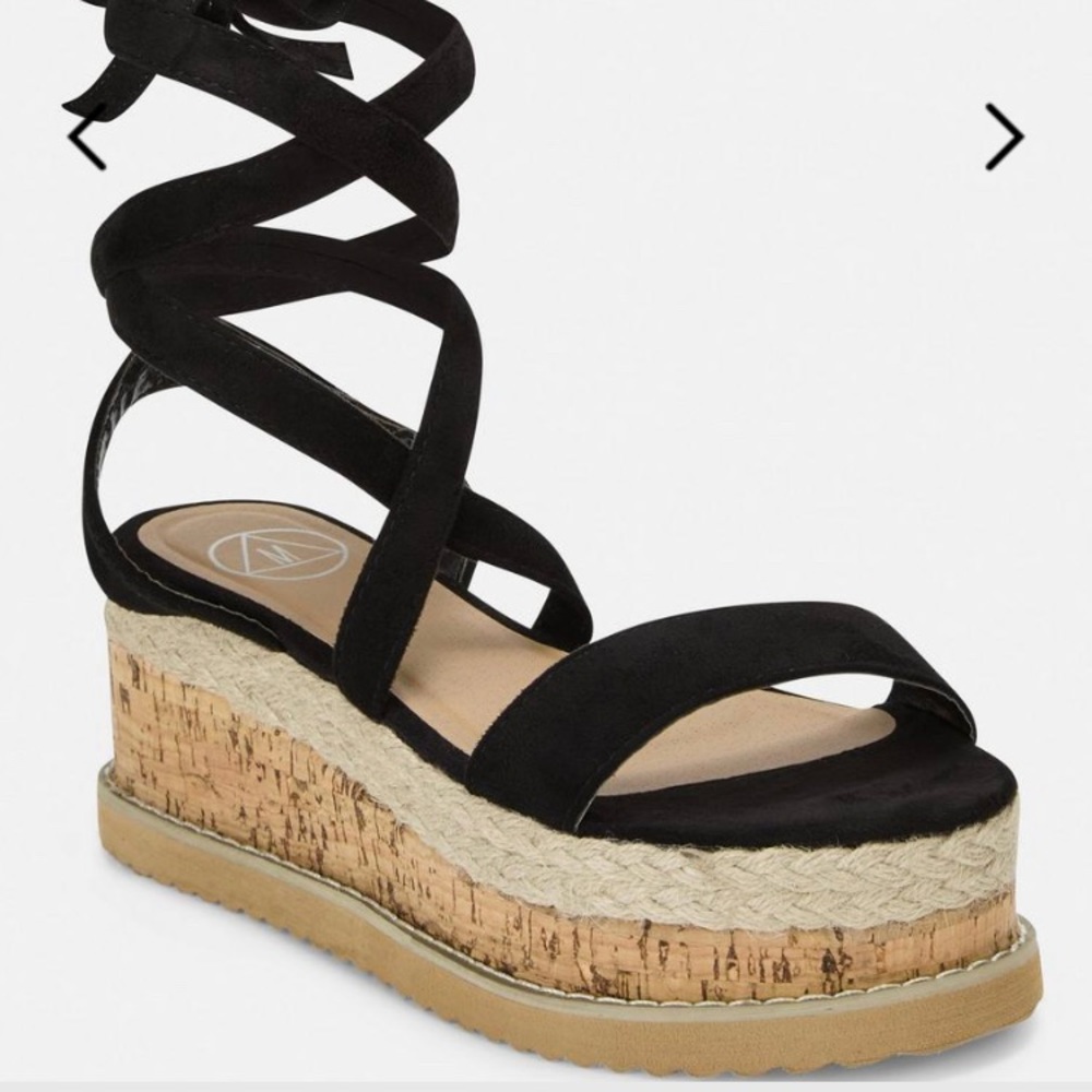 Black Strappy Sandals